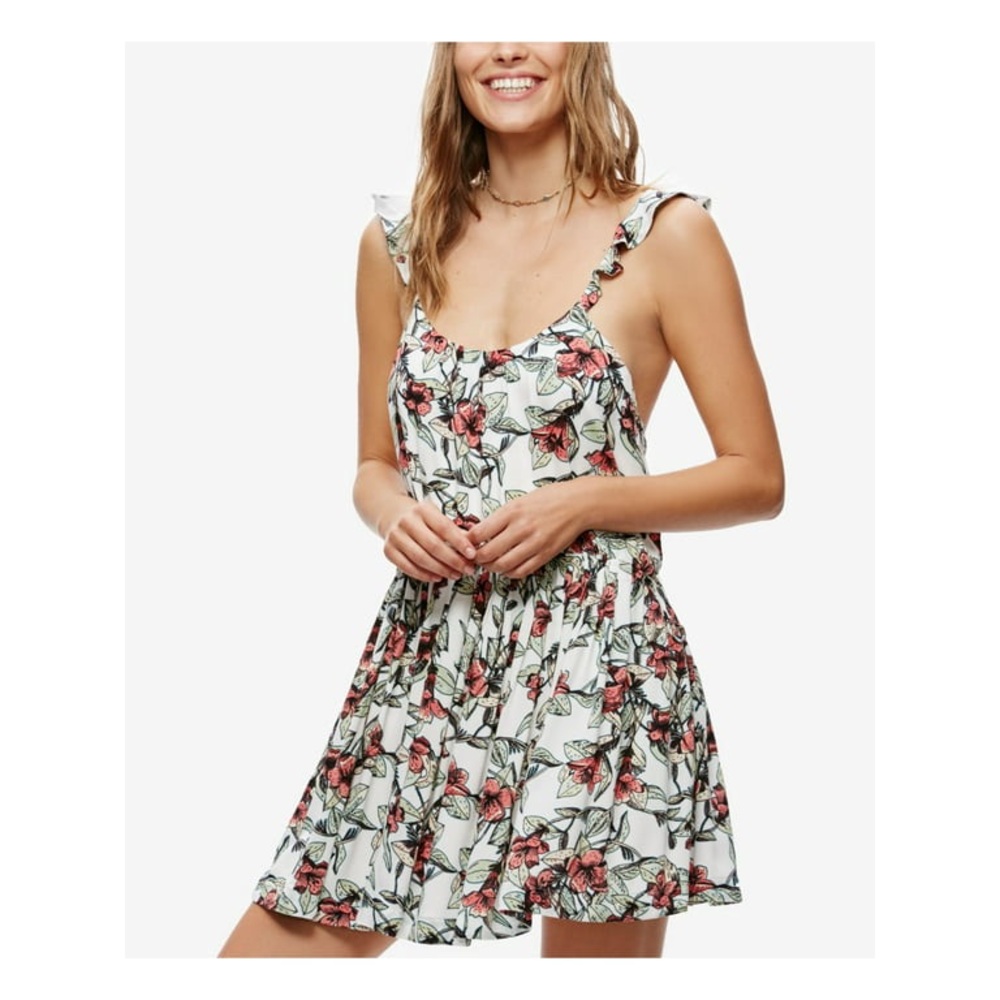 Free People Womens Dear You Mini A-line Dress